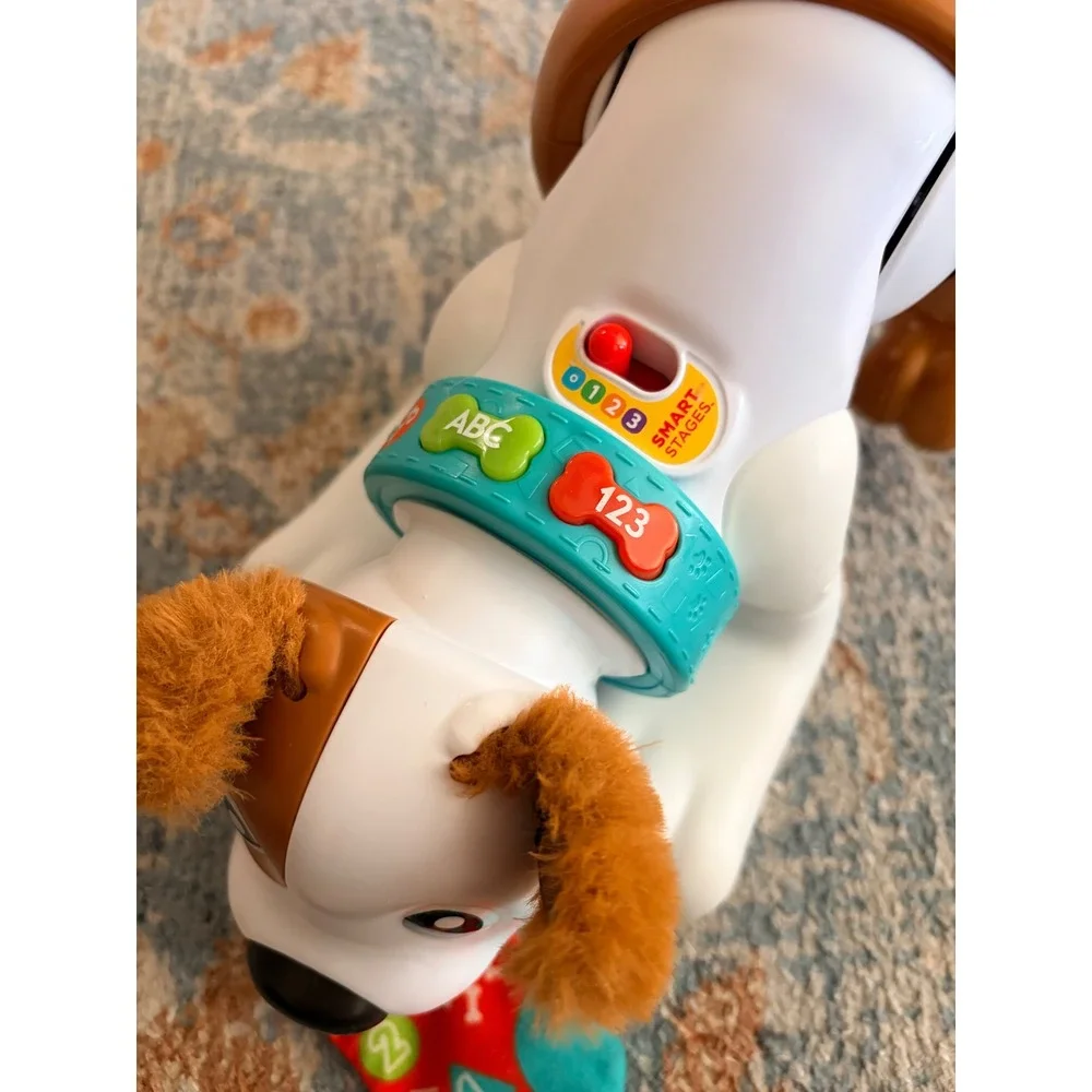 Fisher-Price 123 Crawl with Me Puppy Interactive Electronic Baby Toddler Toy